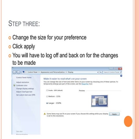 How to change icon size by coghlan white