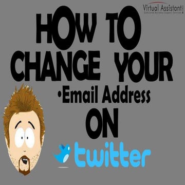 How to Change Your Email Address on Twitter
