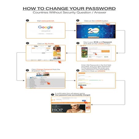 How to change your password - countries without security question security an...