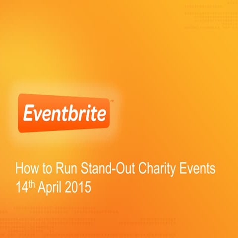How to Run Stand-Out Charity Events