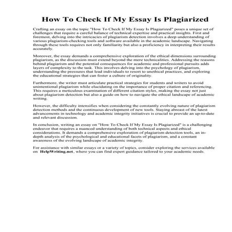 How To Check If My Essay Is Plagiarized.pdf