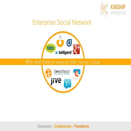How to choose an Enterprise Social Network (ESN)