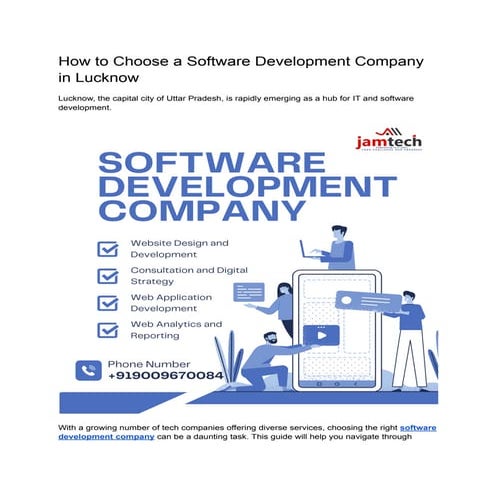 How to Choose a Software Development Company in Lucknow.pdf