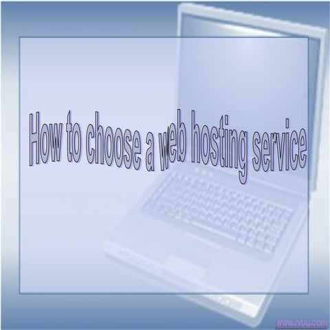 How to choose a web hosting devices
