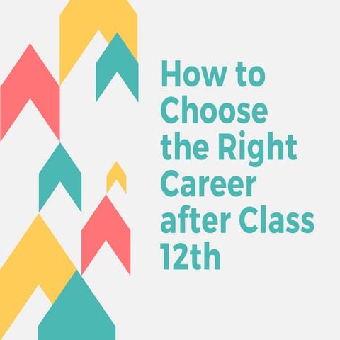 How to Choose the Right Career after Class 12th.pptx