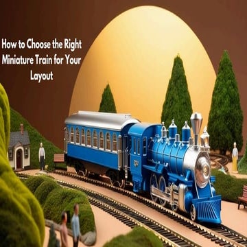 How to Choose the Right Miniature Train for Your Layout