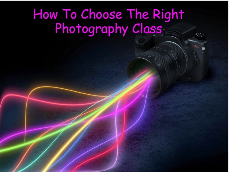 How to choose the right photography class