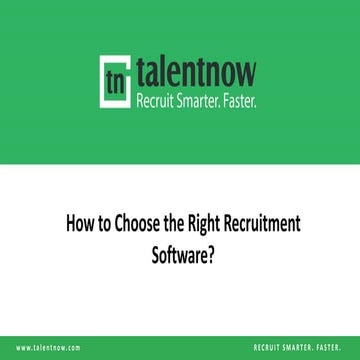 How to choose the right recruitment software