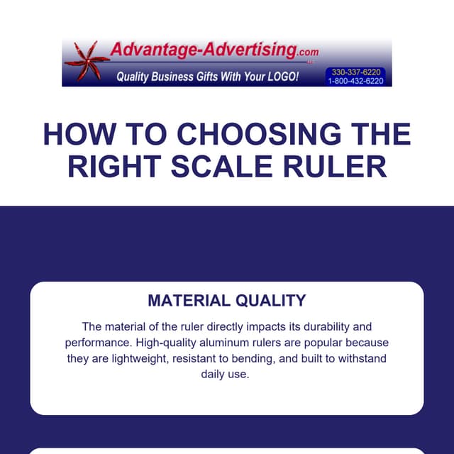 Guide to Choosing the Right Scale Rulers | PDF