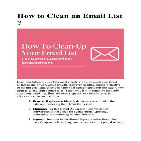 How to Clean an Email List.docx