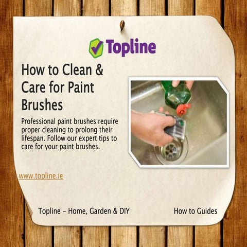 How to Correctly Clean Paint Brushes | PPTX
