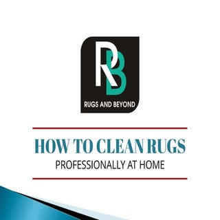 How to clean rugs professionally at...