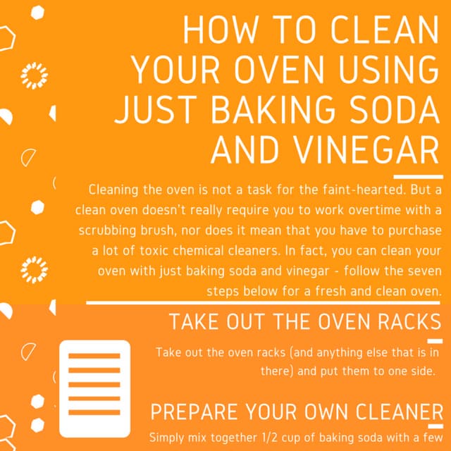 How to clean your oven using just baking soda and vinegar soc