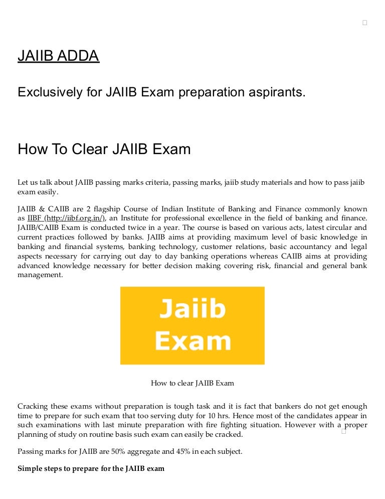 How To Read Jaiib Exam In Pdf Format? – VILSCI