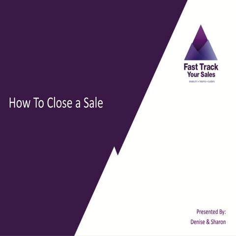How To Close a Sale | PDF