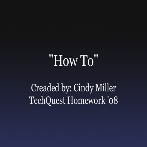 HowToCMtechQ