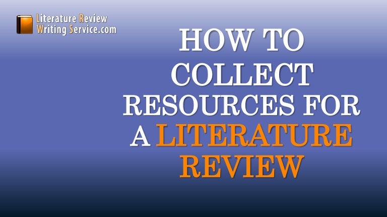 Literature review example picture