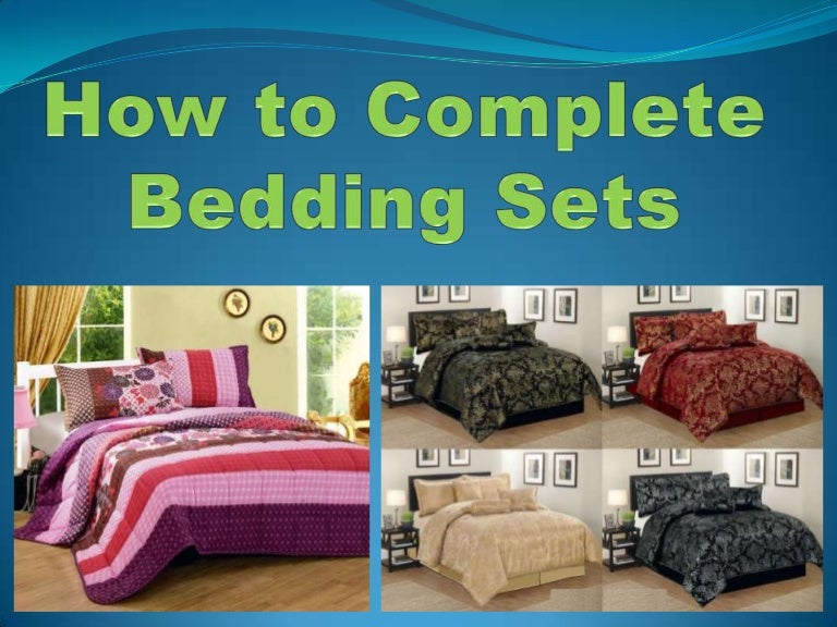How to Complete Your Bedding Sets