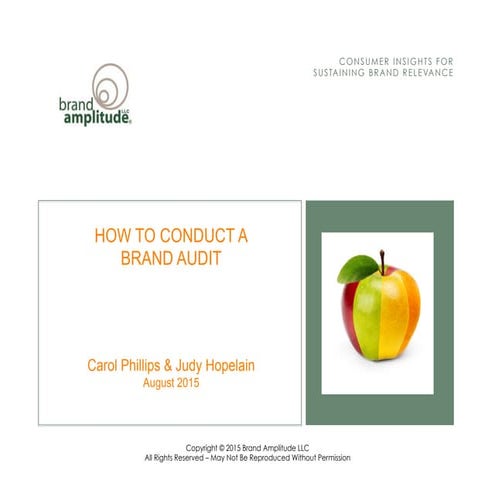How to Conduct a Brand Audit   080715