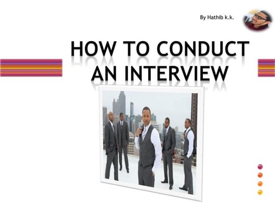 Conducting Effective interview | PPT