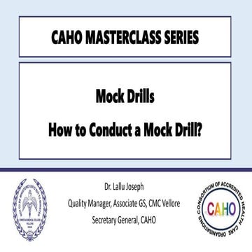 Mock Drills in Hospitals- How to conduct mock drills?