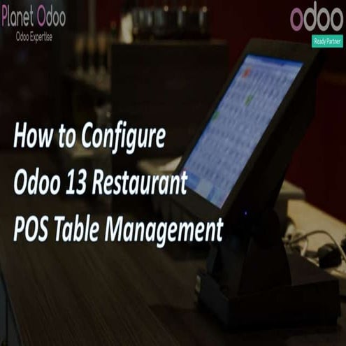 How to configure odoo 13 restaurant pos table management