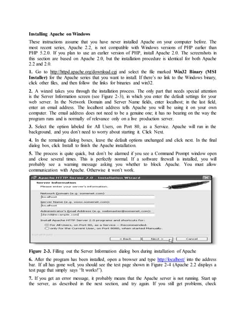 Installation of wampserver | DOCX