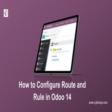 How to Configure Route and Rule in Odoo 14?