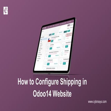How to Configure Shipping in Odoo 14 Website?