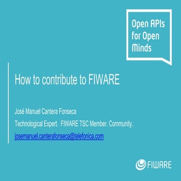 How to Contribute to FIWARE