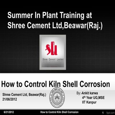 How to control kiln shell corrosion | PDF