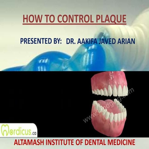 How to control plaque with chemicals
