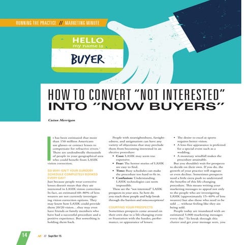 How To Convert Not Interested Into Now Buyers   
