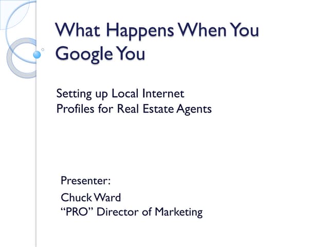 How to Correctly Set Up and Manage Real Estate Agent Internet Profiles
