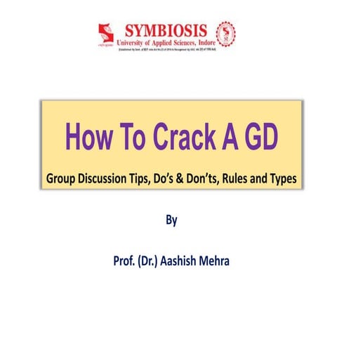 How to Crack a GROUP DISCUSSION: DOs and DONTs of GD