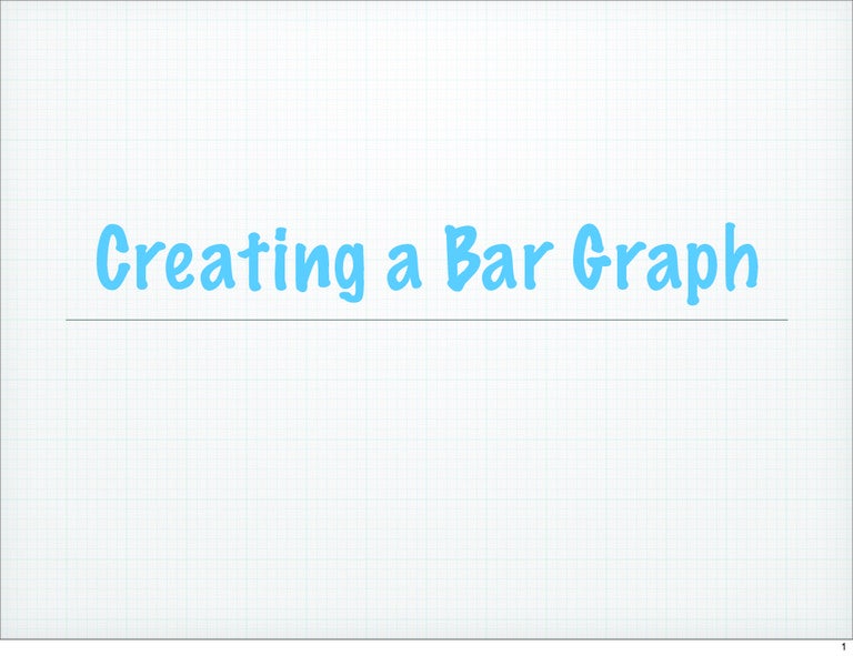 How to Create a Bar Graph - Grade 3