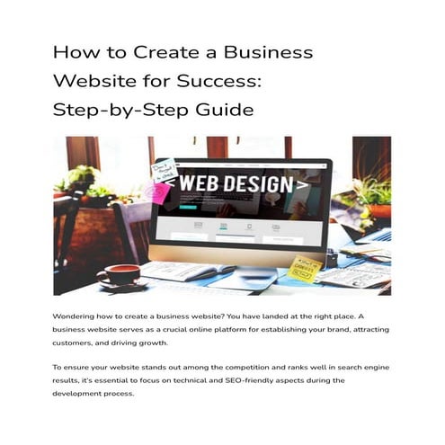 How to Create a Business Website for Success.pdf