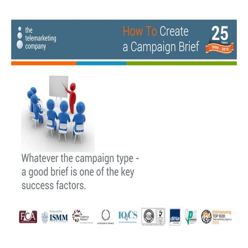 How to create a campaign brief
