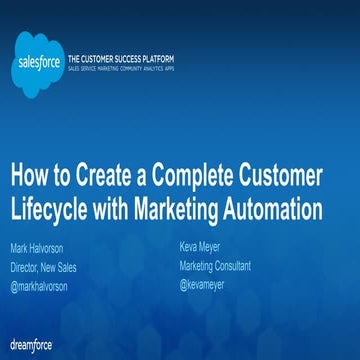 How to Create a Complete Customer Lifecycle With Marketing Automation