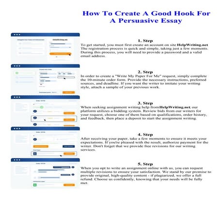 How To Create A Good Hook For A Persuasive Essay | PDF