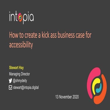 How to create a kick ass business case for accessibility