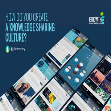 How to Create a Knowledge Sharing Culture