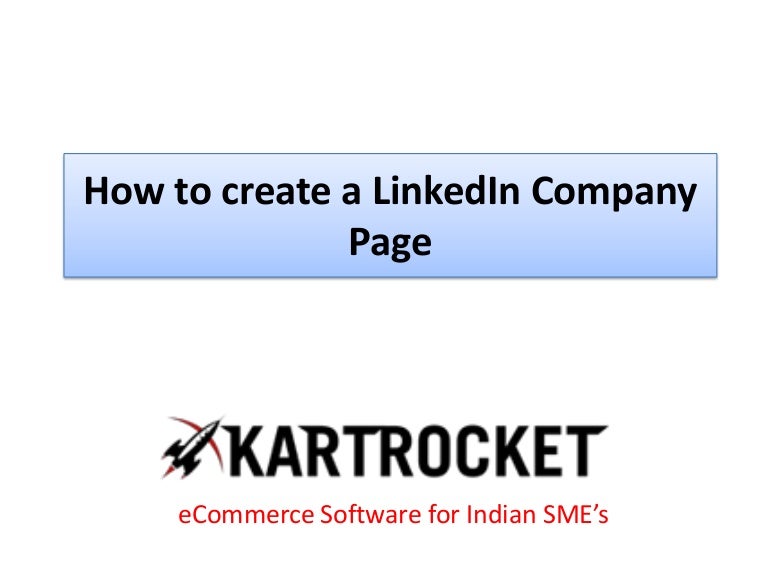 How To Create A Linkedin Company Page