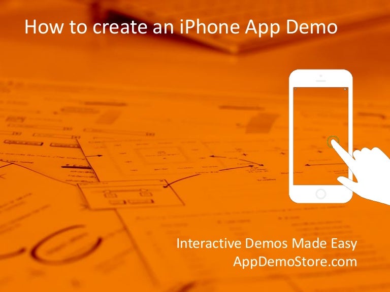 How to create an iPhone app demo