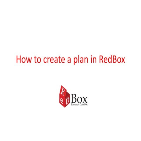 How to create a plan in red box | PPT