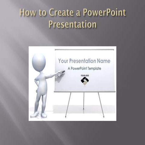 How to create a point presentation | PPT