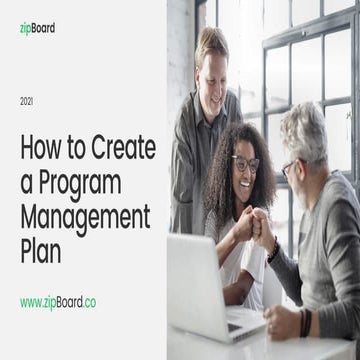 Create a Program Management Plan in 5 Stages | PPT