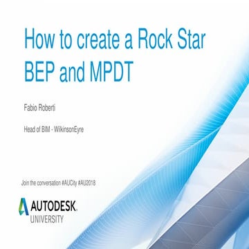 How to Create a Rock Star BIM Execution Plan (BEP) and MPDT* (Responsibility ...