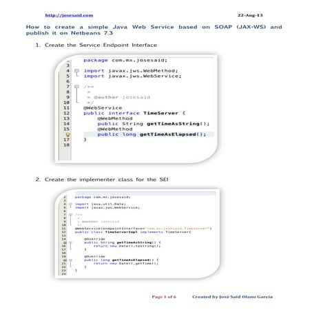 How to create_a_simple_java_web_service_and_publish_it_on_netbeans_7 | PDF