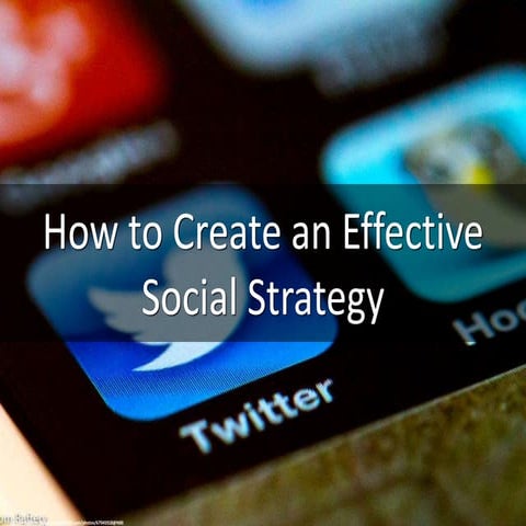 How to Create a Social Media Strategy
